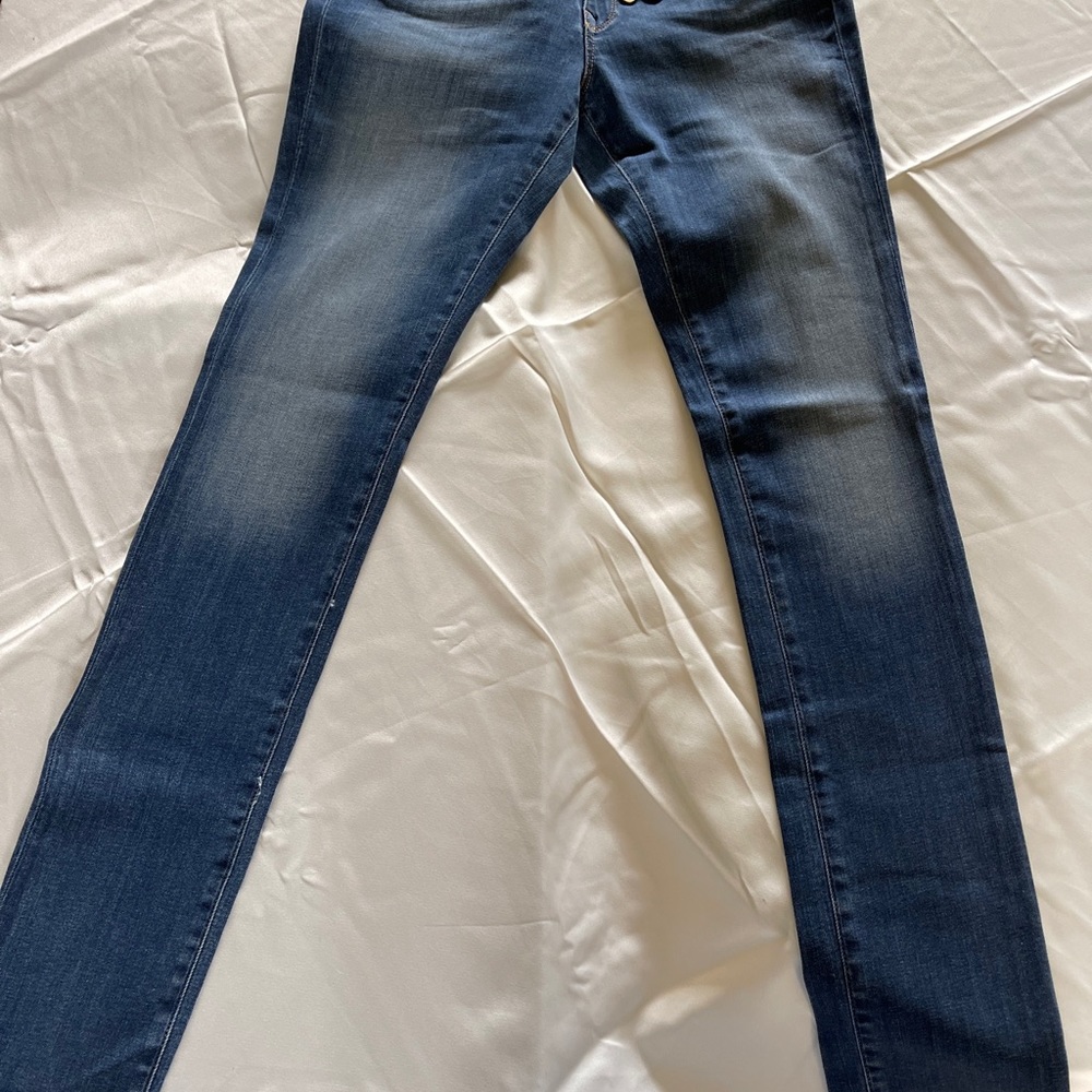 Mavi Gold Alexa Mid Rise Super Skinny Blue Jeans NWT Women’s Size 27/33 Soft